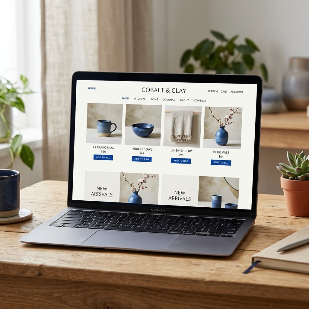 Elevate Commerce website redesign showcase